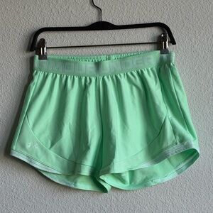 Under Armour Mint Green Athletic Running Shorts Size M